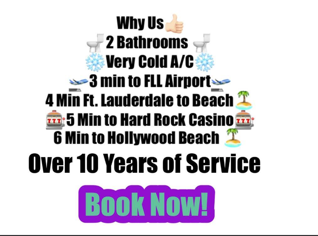 Airport Bunk House Free - Wifi - Parking - Coffee- Long Term Welcome Fort Lauderdale Exterior foto